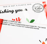 Congratulations and Good Luck Card, Off to Uni, Embellished with pompoms