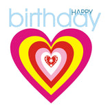 Birthday Card, Big Heart, Happy Birthday