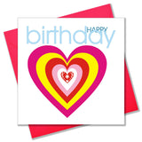 Birthday Card, Big Heart, Happy Birthday