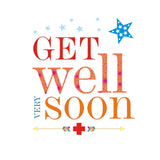 Get Well Card, Red Cross, Get Well Very Soon
