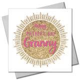 Mother's Day Card, Glitter Sun, Happy Mother's Day Granny