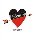 Valentine's Day Card, Be Mine, Valentine Be Mine