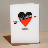 Valentine's Day Card, Be Mine, Valentine Be Mine