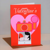 Valentine's Day Card, Instant Photo, Happy Valentine's Day
