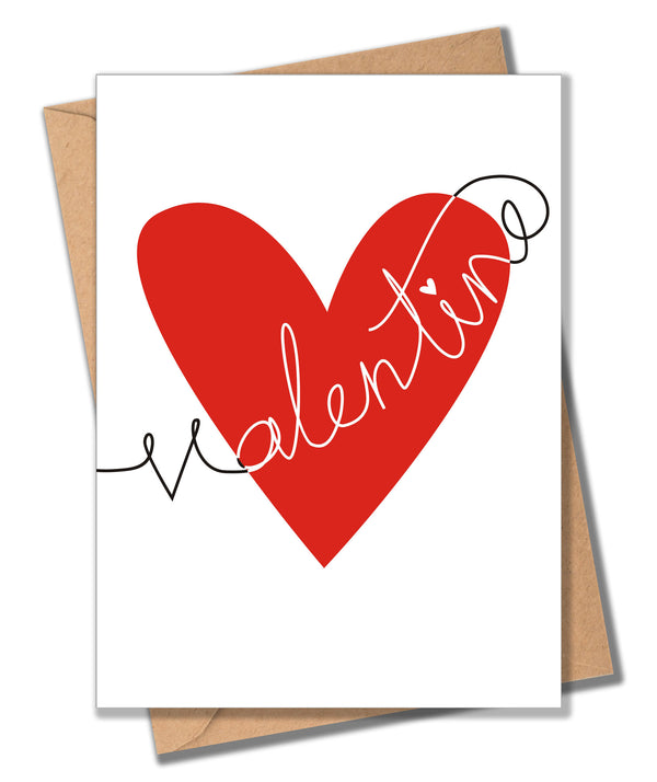 Valentine's Day Card, Cariad, Heart
