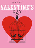 Valentine's Day Card, Love Birds, Happy Valentine's Day