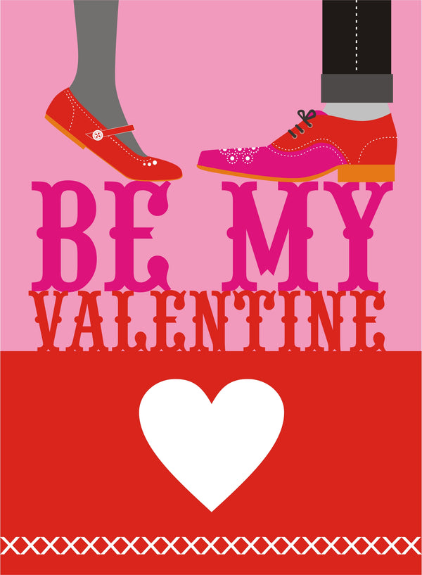 Valentine's Day Card, Tippy Toes