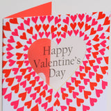 Valentine's Day Card, Forever and Always, See through acetate window