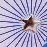 Welsh Birthday Card, Penblwydd Hapus, Age 7 Boy, Embellished with a padded star