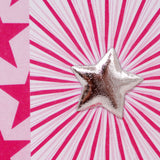 Welsh Birthday Card, Penblwydd Hapus, Age 11 Girl, padded star embellished