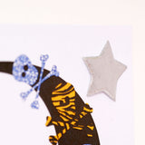 Welsh Birthday Card, Penblwydd Hapus, Age 12 Boy, Embellished with a padded star