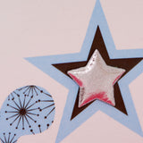 Welsh Birthday Card, Penblwydd Hapus, Age 15 Boy, Embellished with a padded star