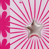 Welsh Birthday Card, Penblwydd Hapus, Age 17 Girl, padded star embellished