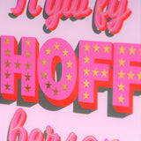 Welsh Dwynwen Day Card, Favourite Person, text foiled in shiny gold