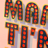 Welsh Mother's Day Card, Mam Ti'n Wych, text foiled in shiny gold