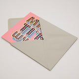 Welsh Mother's Day Card, Mam Ti'n Wych, text foiled in shiny gold