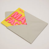 Welsh Mother's Day Card, I Fy Mam Fach I, text foiled in shiny gold