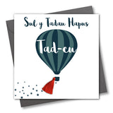 Welsh Father's Day Card, Sul y Tadau Hapus, Tad-cu, Grandpa, Tassel Embellished