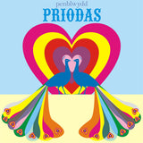 Welsh Wedding Card, Peacock Heart, Happy Anniversary