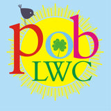 Welsh Good Luck Card, Pob Lwc, Four Leaf Clover, Sun and Bird