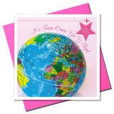 Welsh Mother's Day Card, Sul y Mamau Hapus, World, Best Mum in the World