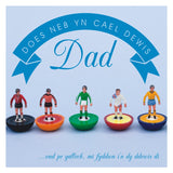 Welsh Father's Day Card, Sul y Tadau Hapus, Subbuteo
