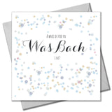 Welsh Wedding Card, Dots, Will you be our Page Boy?