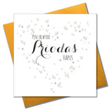 Welsh Wedding Anniversary Card, Heart of hearts