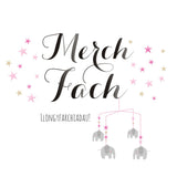 Welsh Baby Card, Sunshine, Little One