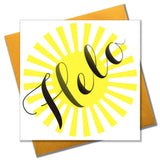 Welsh General Card Card, Hello Sunshine