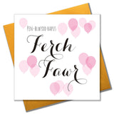 Welsh Birthday Card, Penblwydd Hapus, Blue Balloons, Happy Birthday Birthday Boy