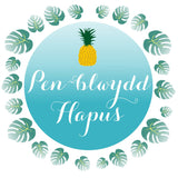 Welsh Birthday Card, Penblwydd Hapus, Stars, Golden Stars