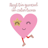 Welsh Valentine's Day Card, Love Heart, You Make My Heart Skip