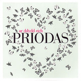 Welsh Wedding Card, Butteflies Heart, Wedding Congratulations