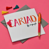 Welsh Valentine's Day Card, , Love of my life, Tassel Embellished