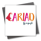 Welsh Valentine's Day Card, , Love of my life, Tassel Embellished