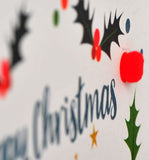 Christmas Card, Penguin, Godson, Embellished with colourful pompoms