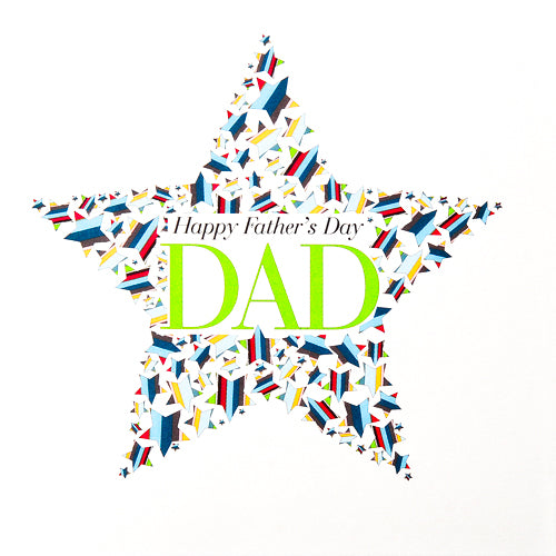 Father's Day Card, Dad in a Star